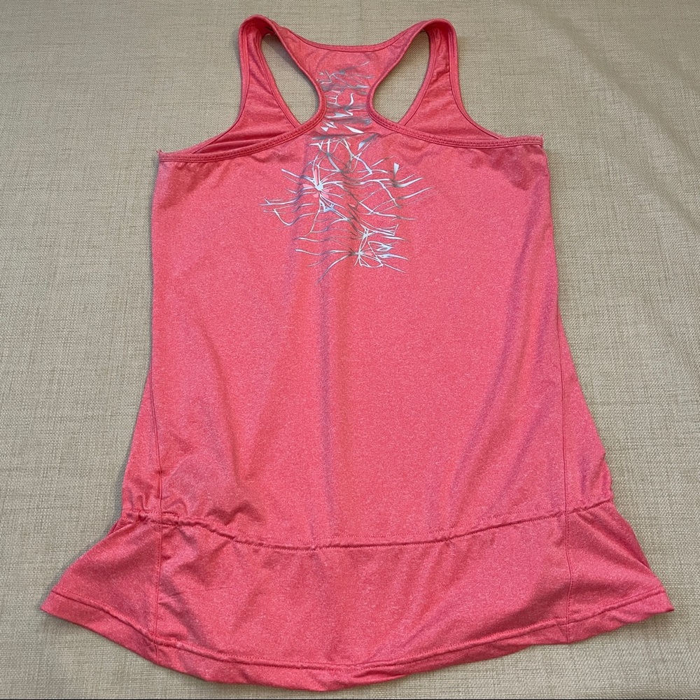 MPG Pink/Peach Racerback Drawstring Tank Top - Picture 11 of 11